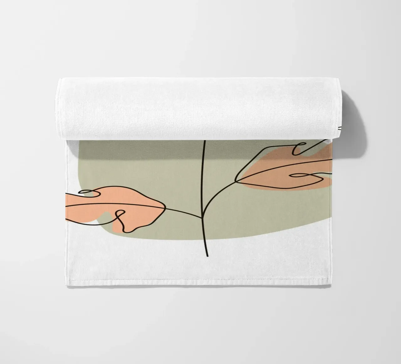Minimalist Flower Boho telo mare da vintageshop