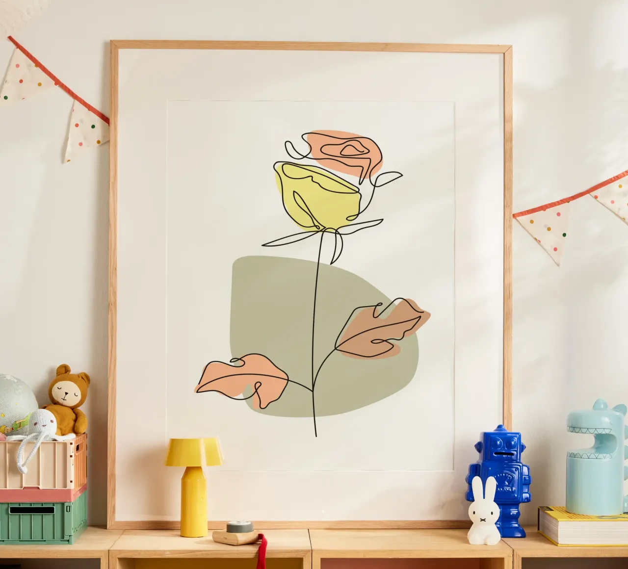 Minimalist Flower Boho carta hahnemühle da vintageshop