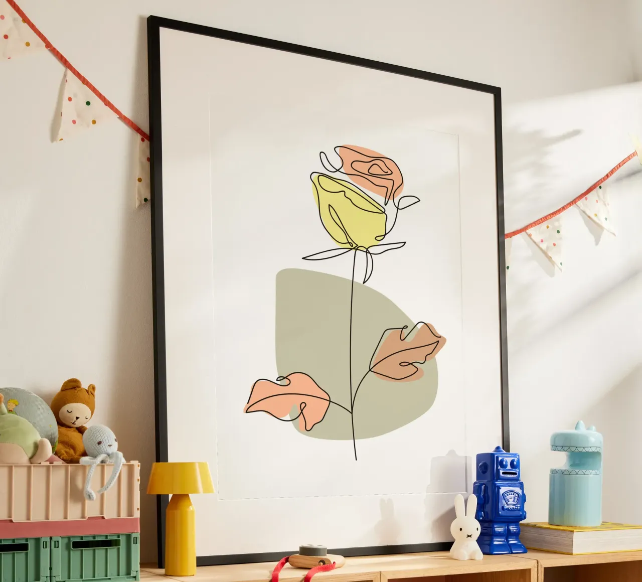 Minimalist Flower Boho carta hahnemühle da vintageshop