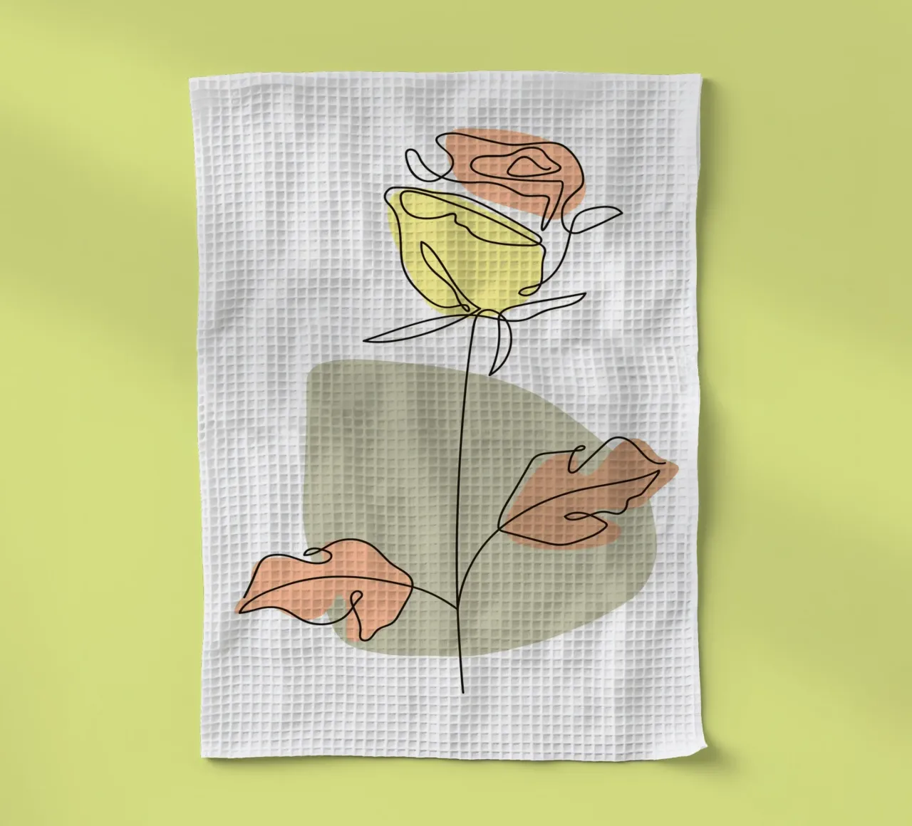 Minimalist Flower Boho canovaccio da cucina da vintageshop