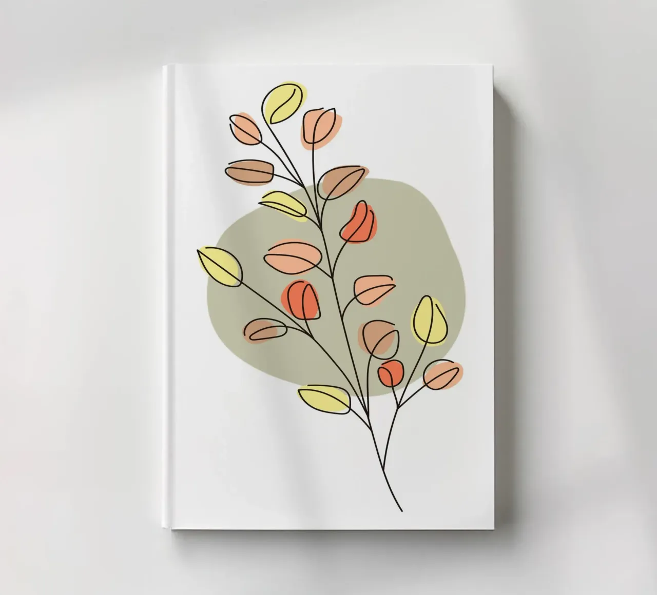 Minimalist Flower Boho 2 notebook by vintageshop