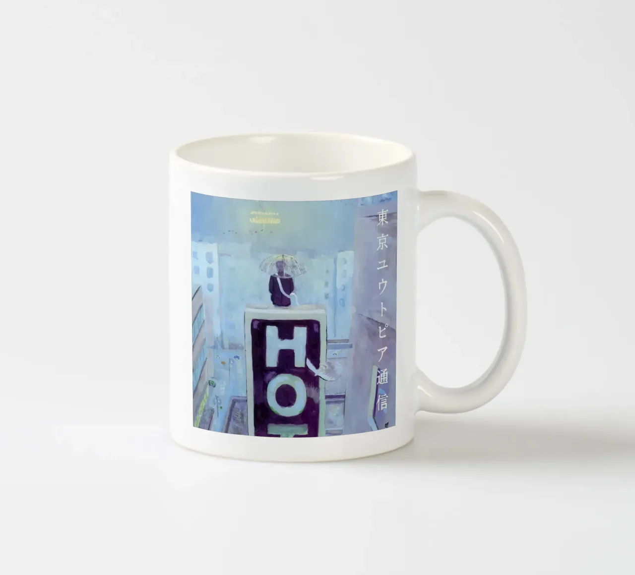 Lamp Band - Tokyo Utopia Telecommunications tazza in ceramica da ManondeShop