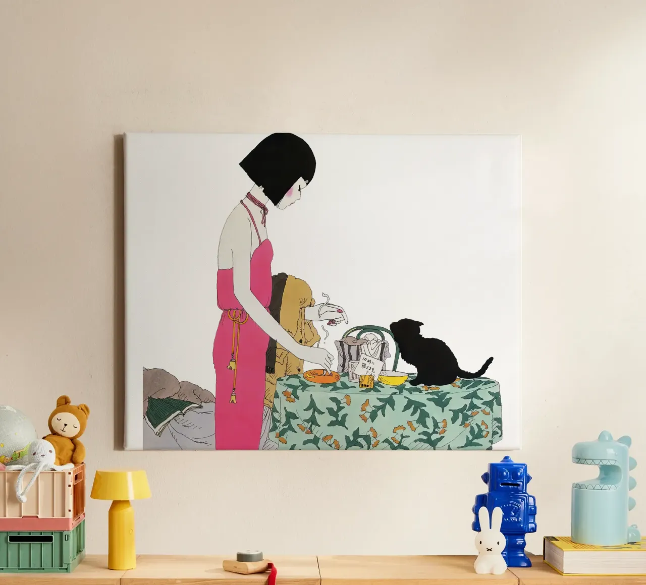 Lamp Dream canvas by ManondeShop