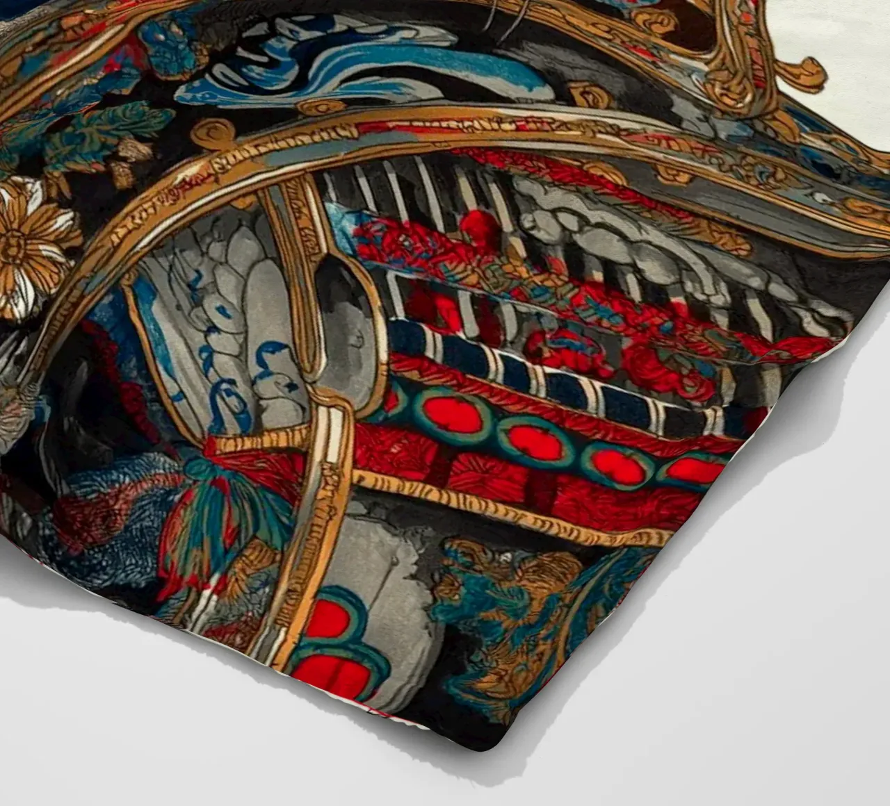 Gatto Ukiyo-e coperta in pile da Fleur de Lys