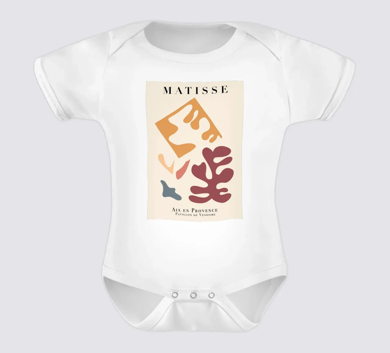 colorful flower short-sleeve baby romper by sazkia art