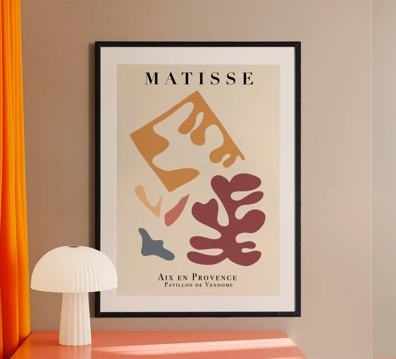 colorful flower poster by sazkia art
