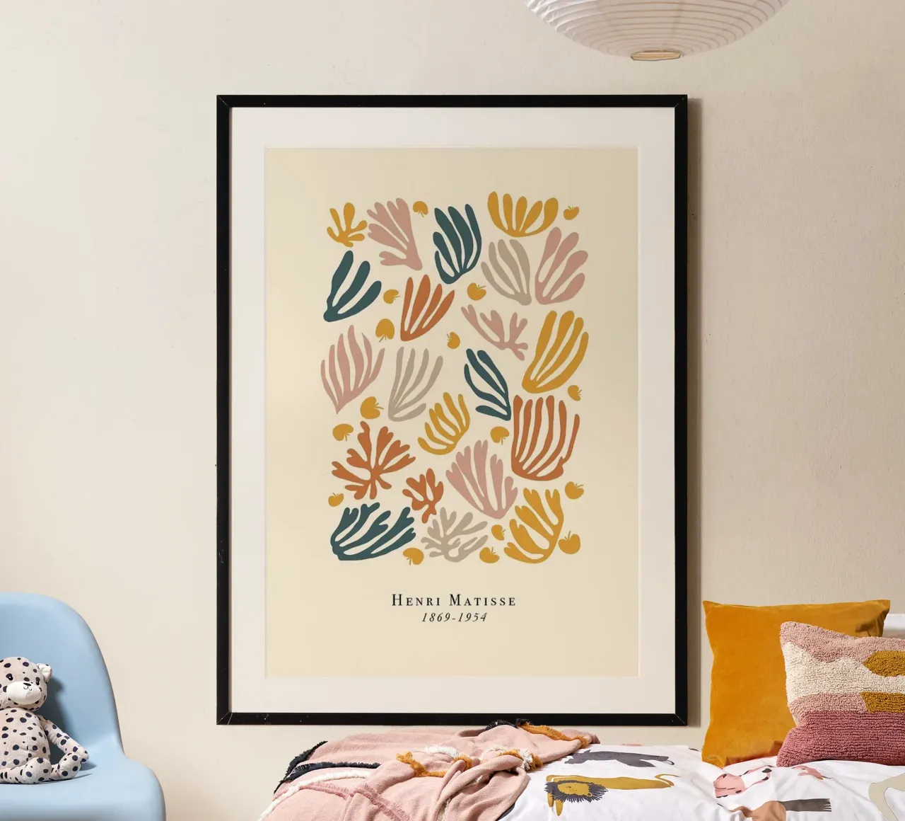 abstract shaped leaves hahnemühle by sazkia art