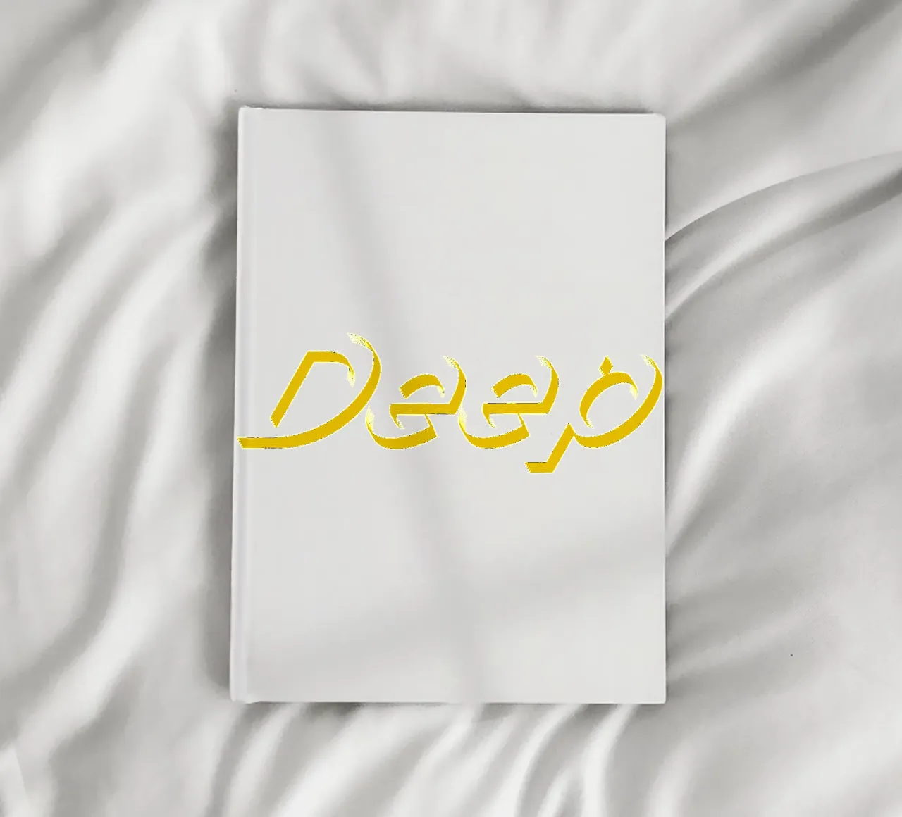 Deep Typographic Style Text notebook by Urban Life