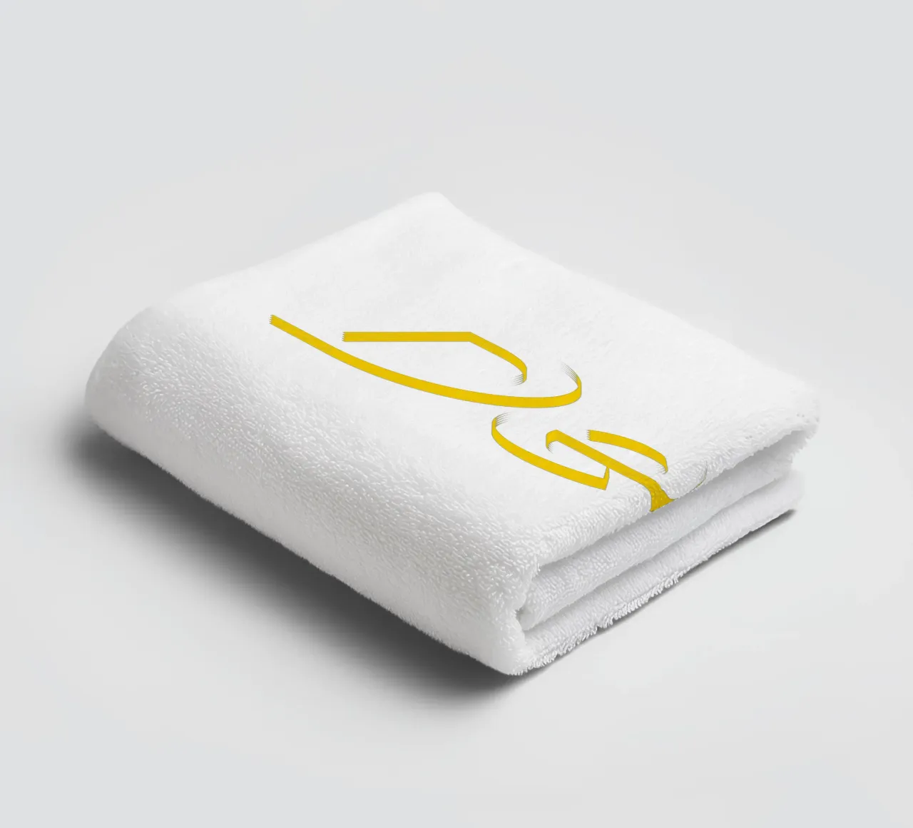 Texto de estilo tipográfico profundo toalla de baño de Urban Life
