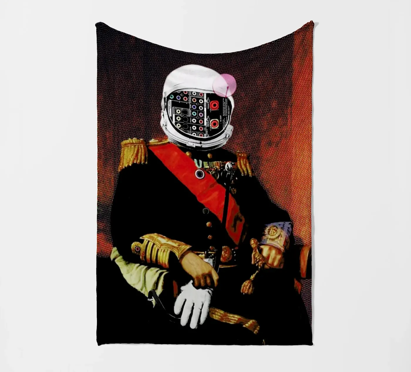 Space General Plug Man Fleecedecke von Marko Köppe