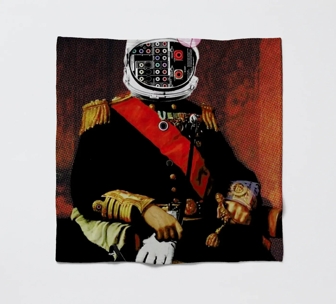 Space General Plug Man Fleecedecke von Marko Köppe