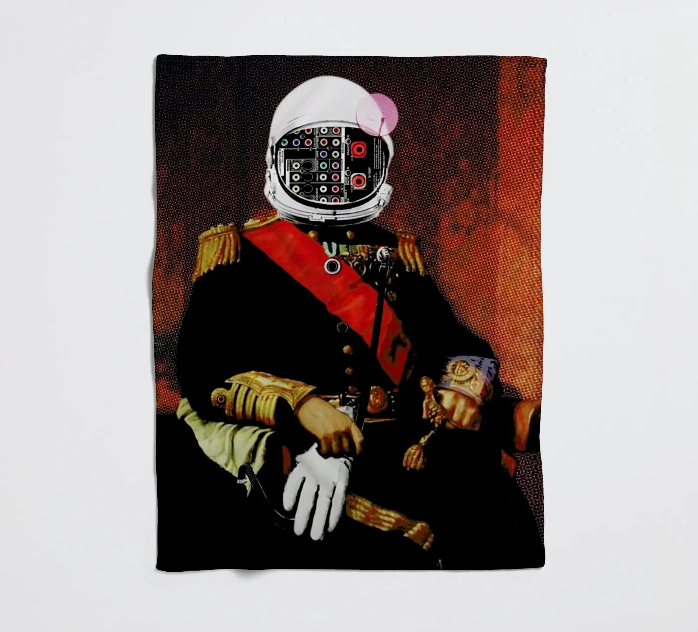 Space General Plug Man Fleecedecke von Marko Köppe