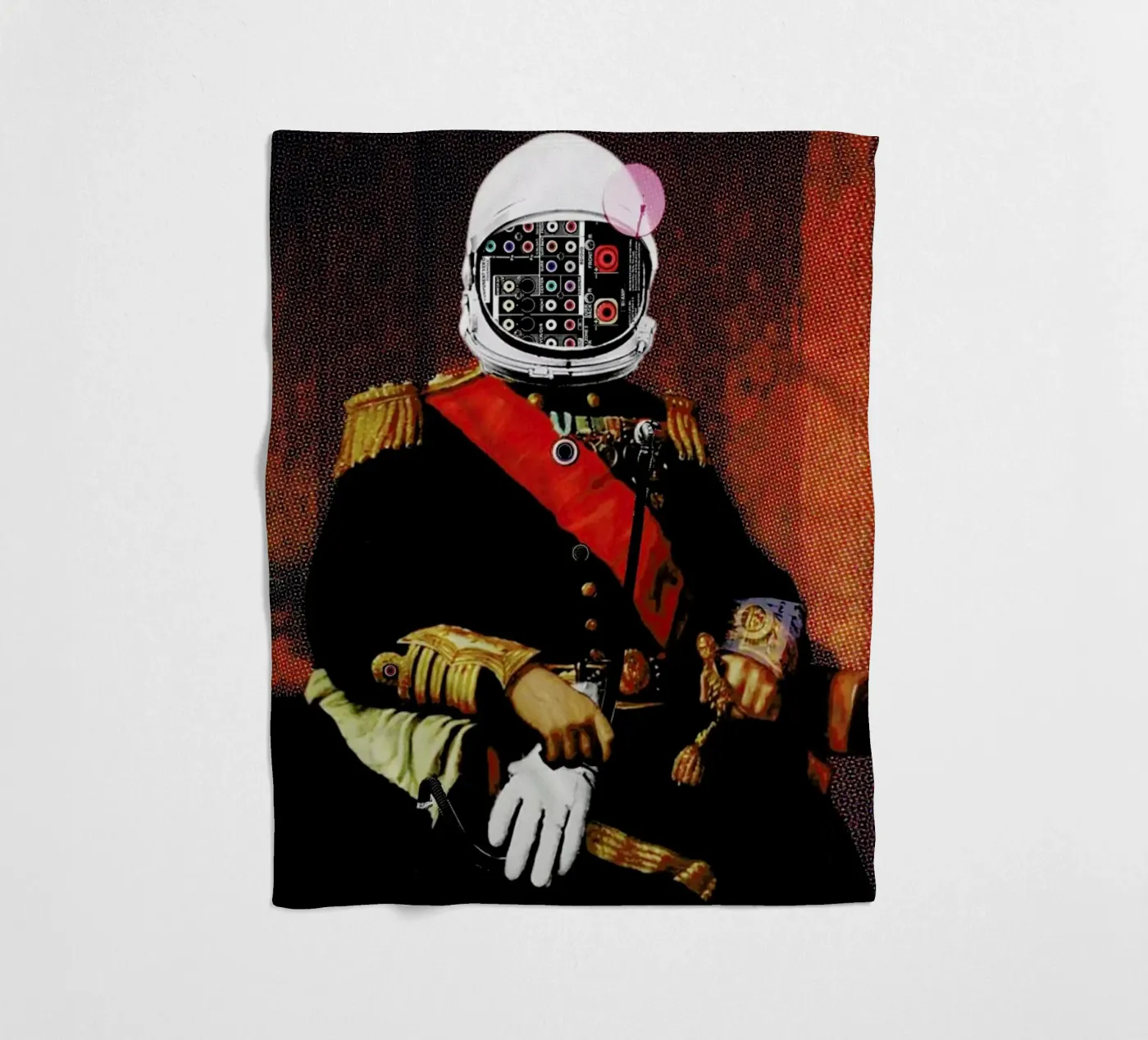 Space General Plug Man Fleecedecke von Marko Köppe