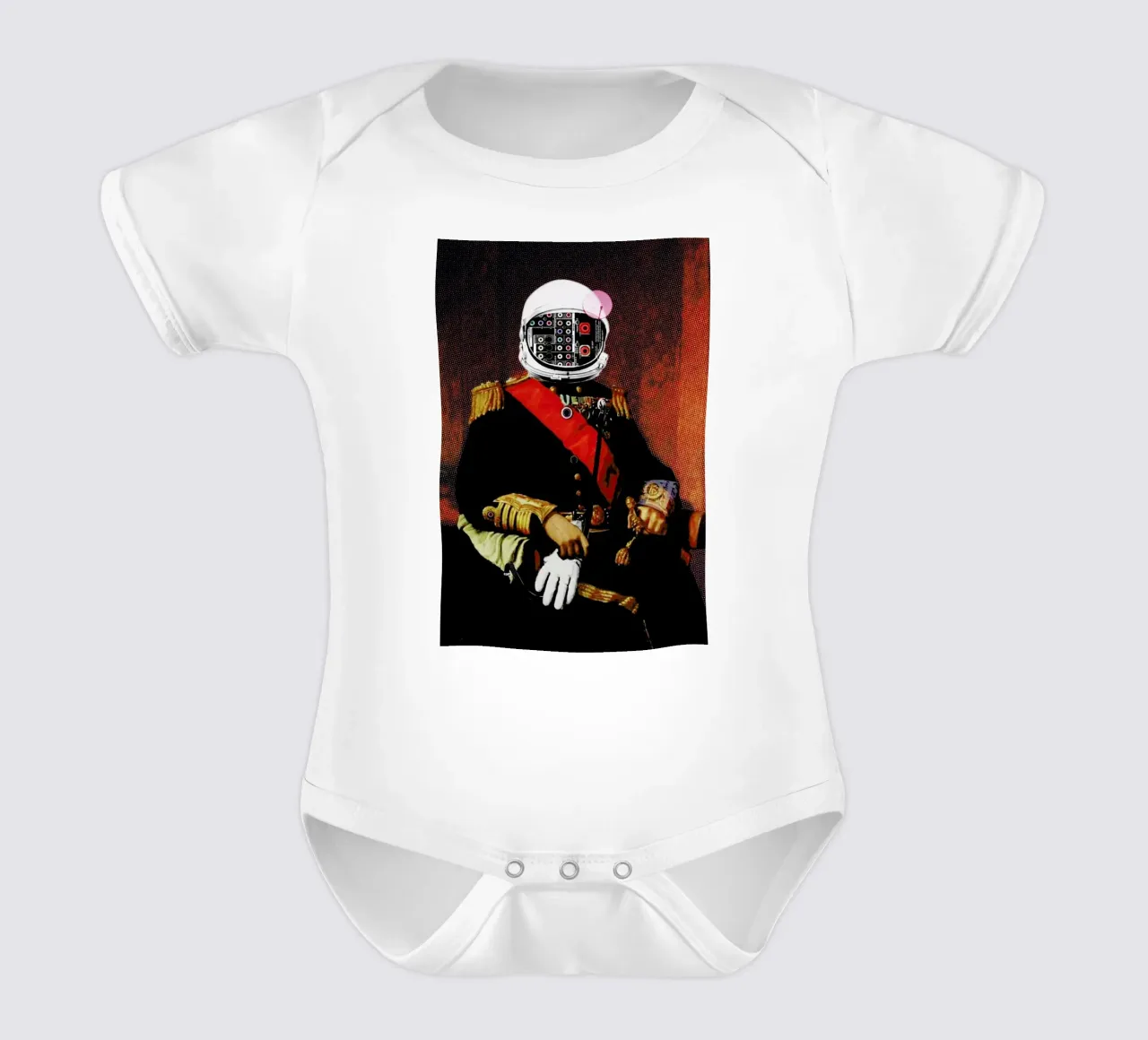 Space General Plug Man body neonato maniche corte da Marko Köppe