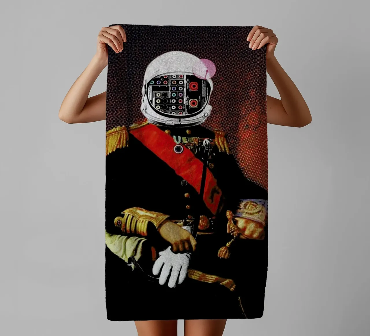 Space General Plug Man asciugamano da bagno da Marko Köppe