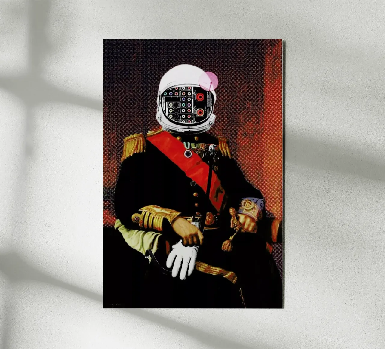 Space General Plug Man alluminio dibond da Marko Köppe