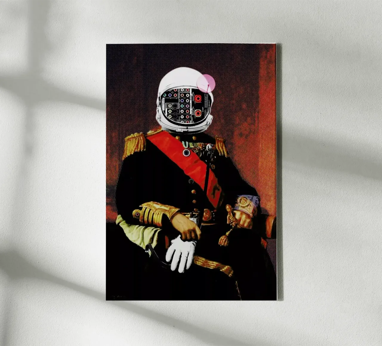 Space General Plug Man tela con Cornice a cassetta da Marko Köppe