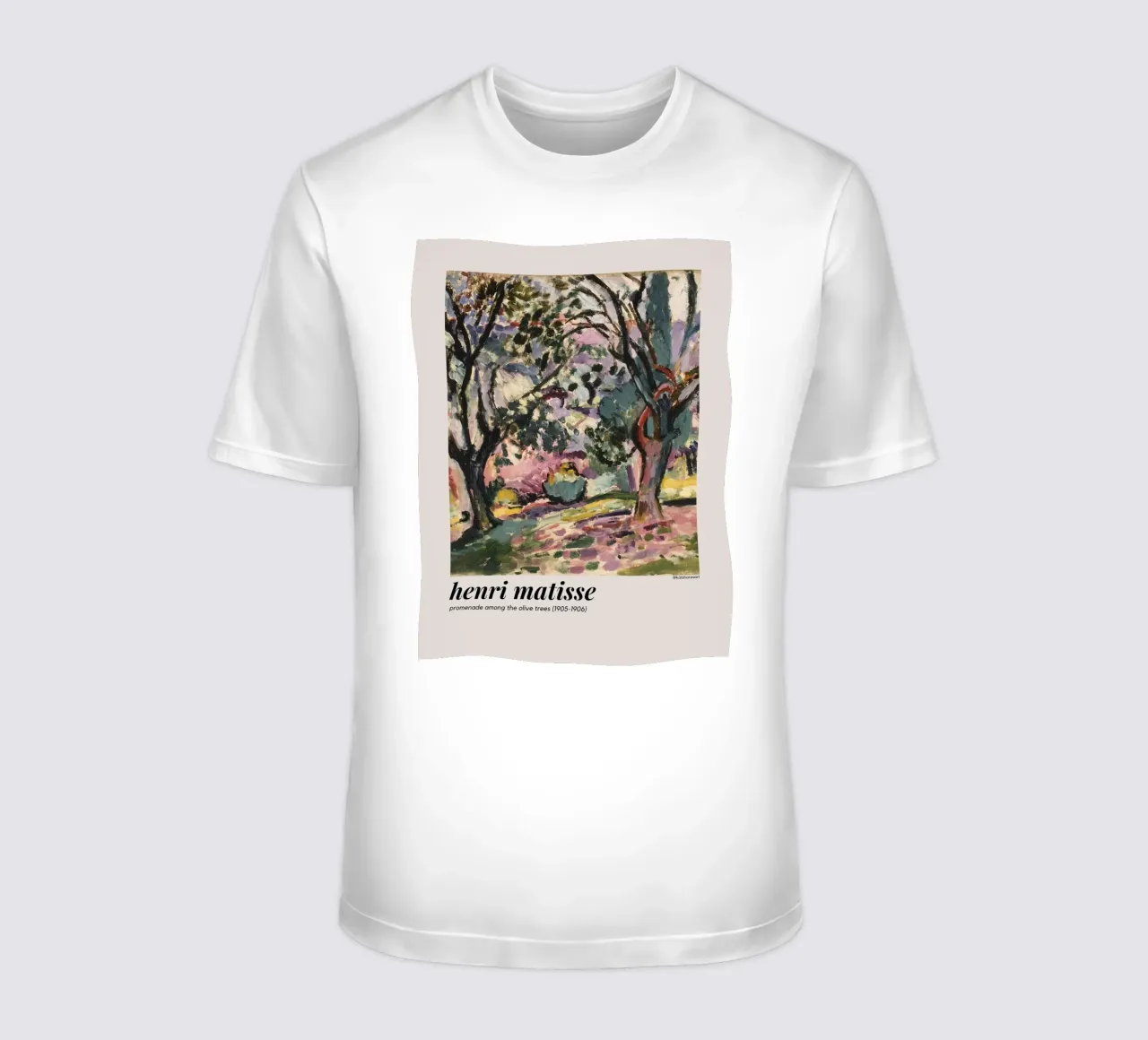 ombra di foglie d'albero t-shirt da sazkia art