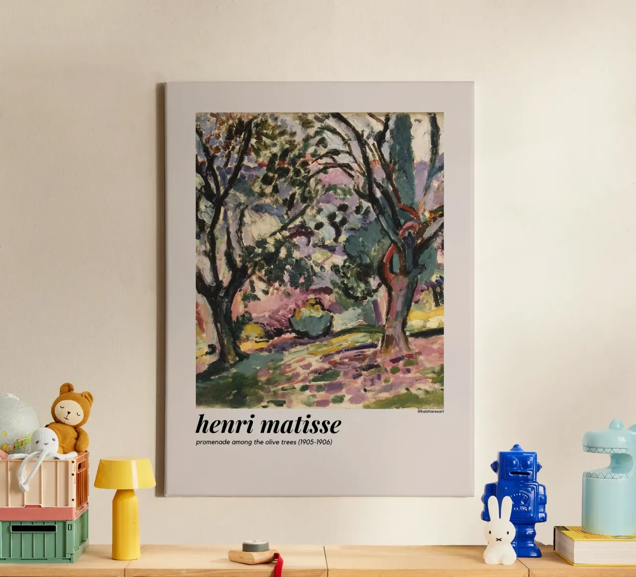 ombra di foglie d'albero tela da sazkia art