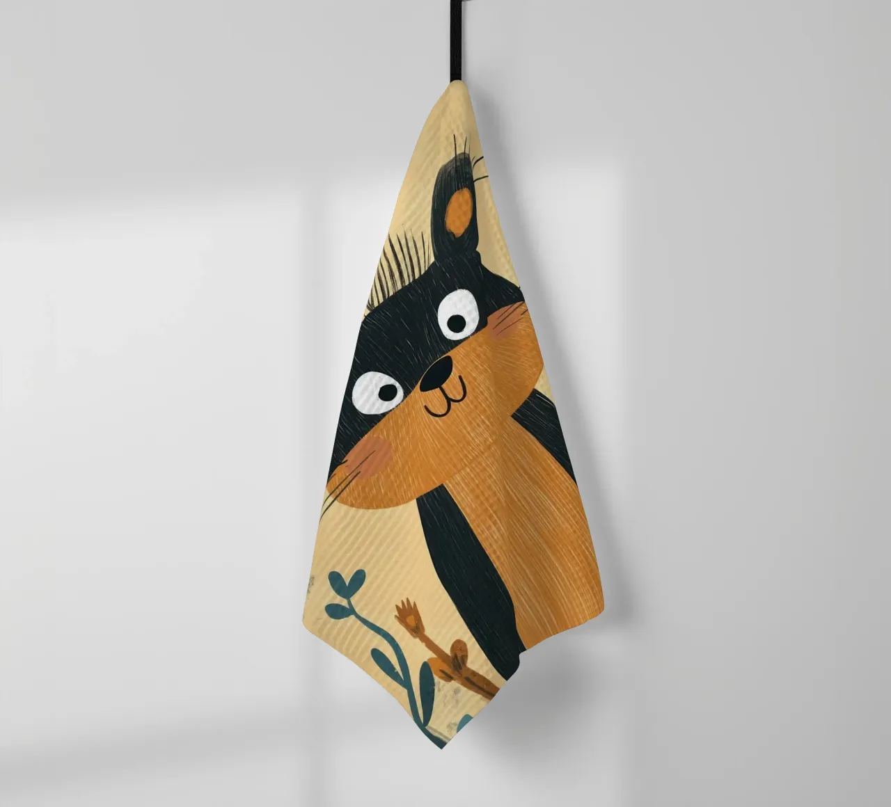 Scoiattolo carino dei cartoni animati canovaccio da cucina da E Cannon