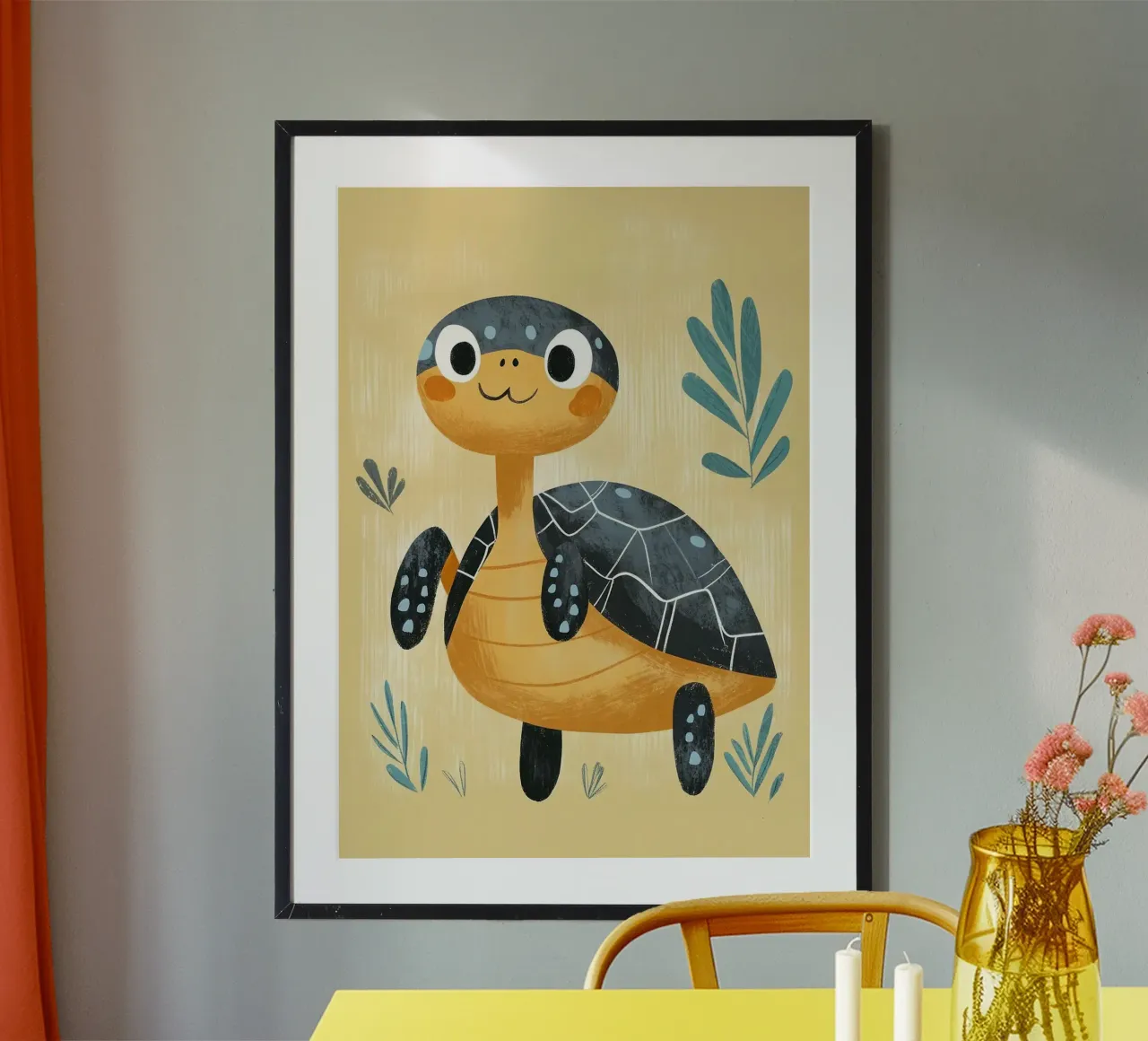 Tortuga de dibujos animados hahnemühle de E Cannon