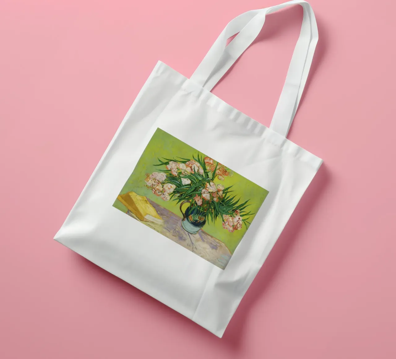 Oleanders (1888) by Vincent van Gogh tote bag by Venus Art