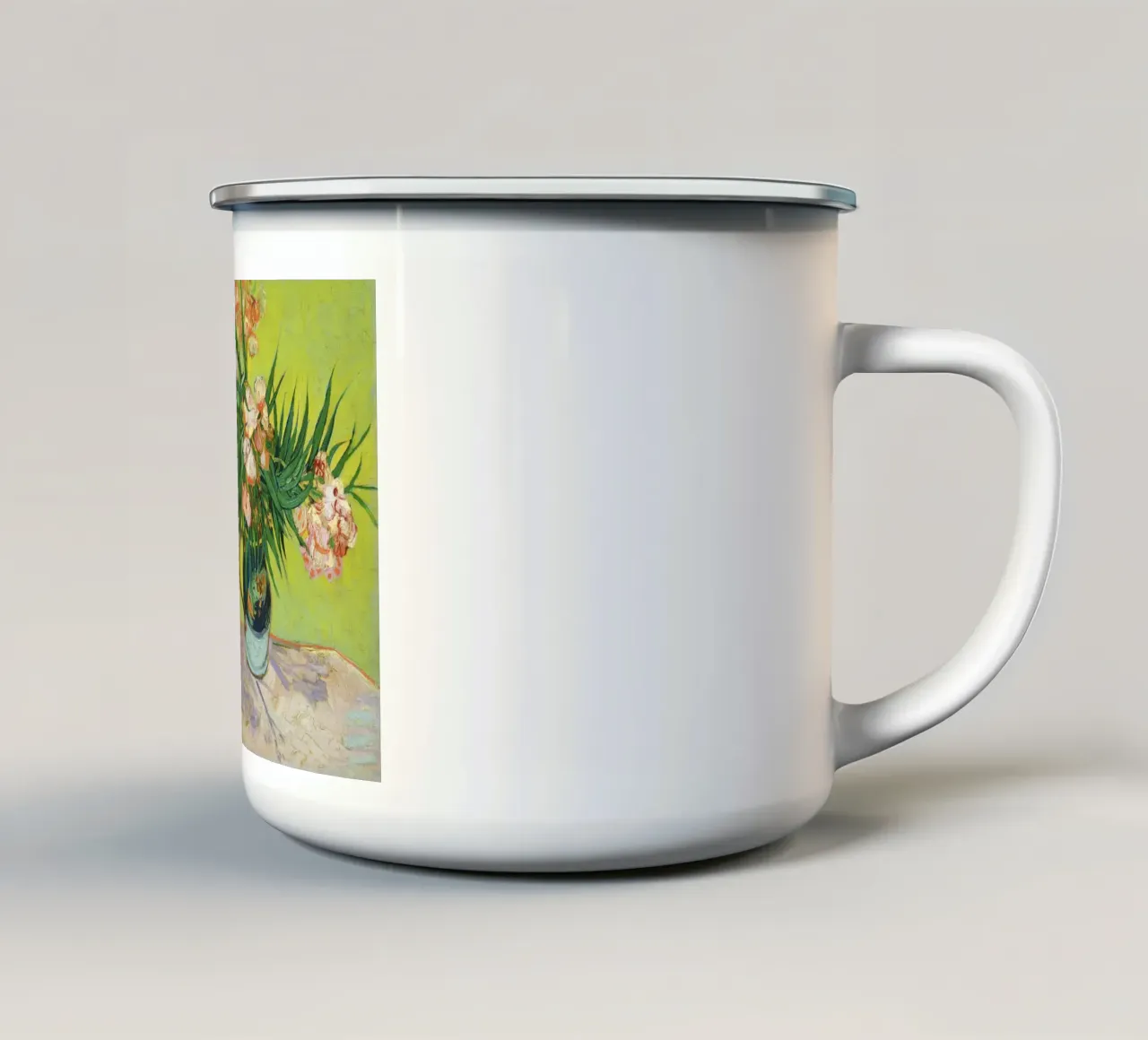Oleandri (1888) di Vincent van Gogh tazza in smalto da Venus Art