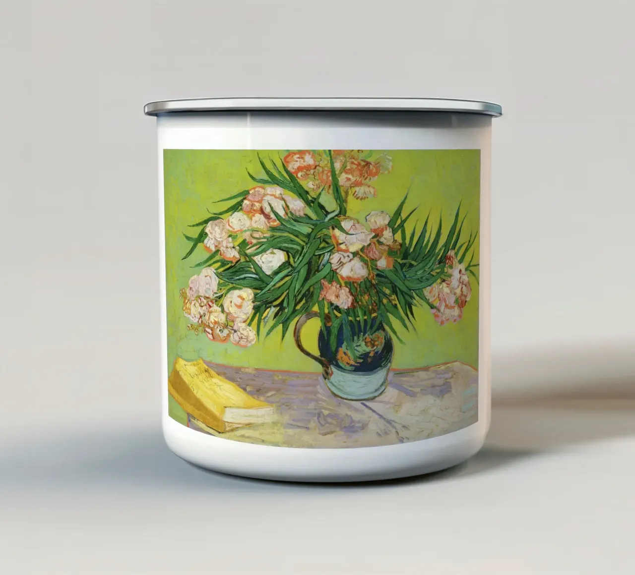 Oleandri (1888) di Vincent van Gogh tazza in smalto da Venus Art