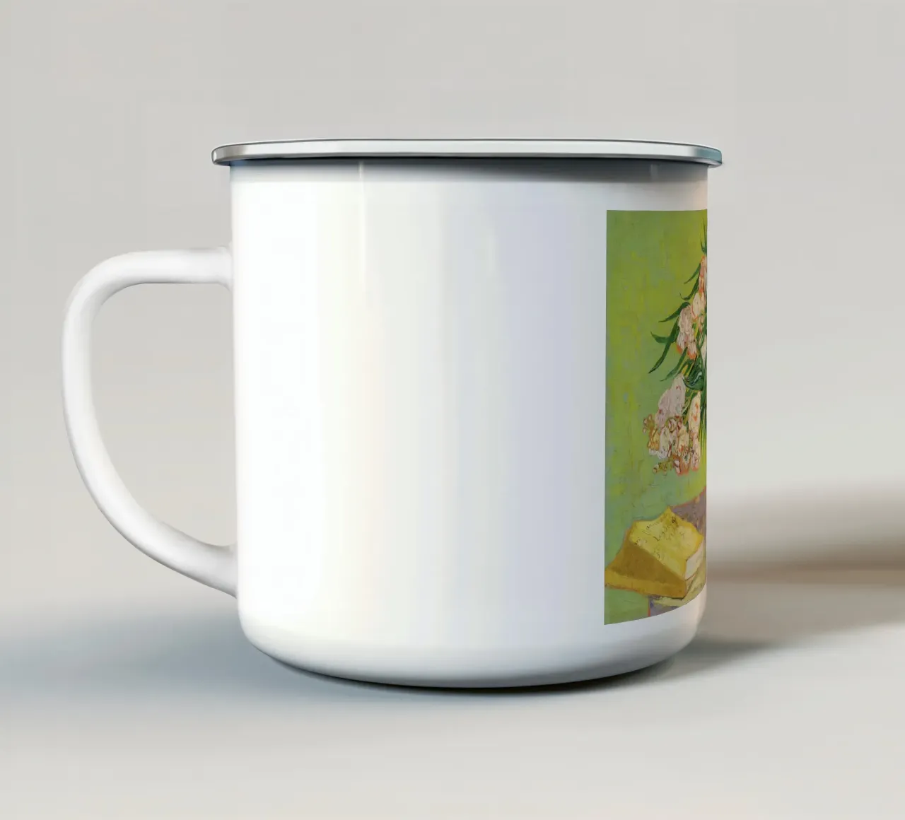 Oleandri (1888) di Vincent van Gogh tazza in smalto da Venus Art