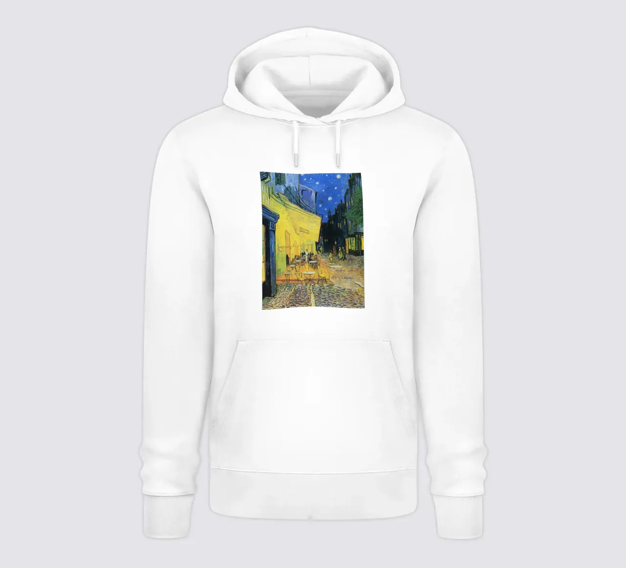 La terrazza del caffè di notte di Vincent van Gogh (1888) felpa con cappuccio da Classic Art Prints