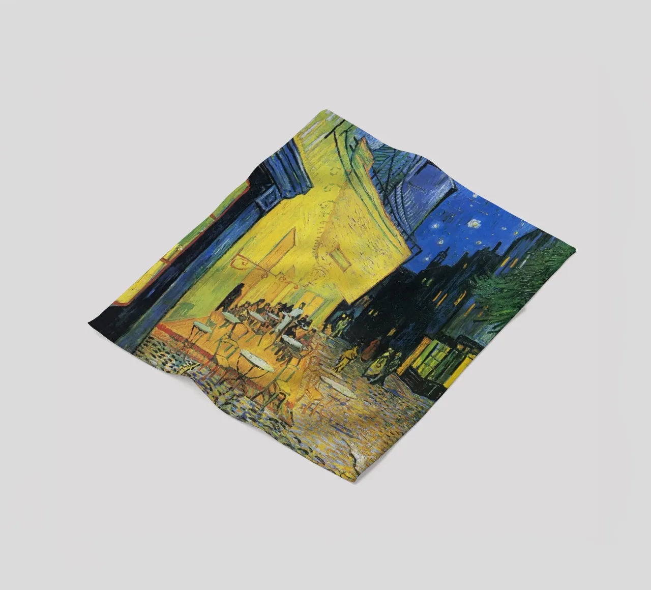 La terrazza del caffè di notte di Vincent van Gogh (1888) coperta in pile da Classic Art Prints