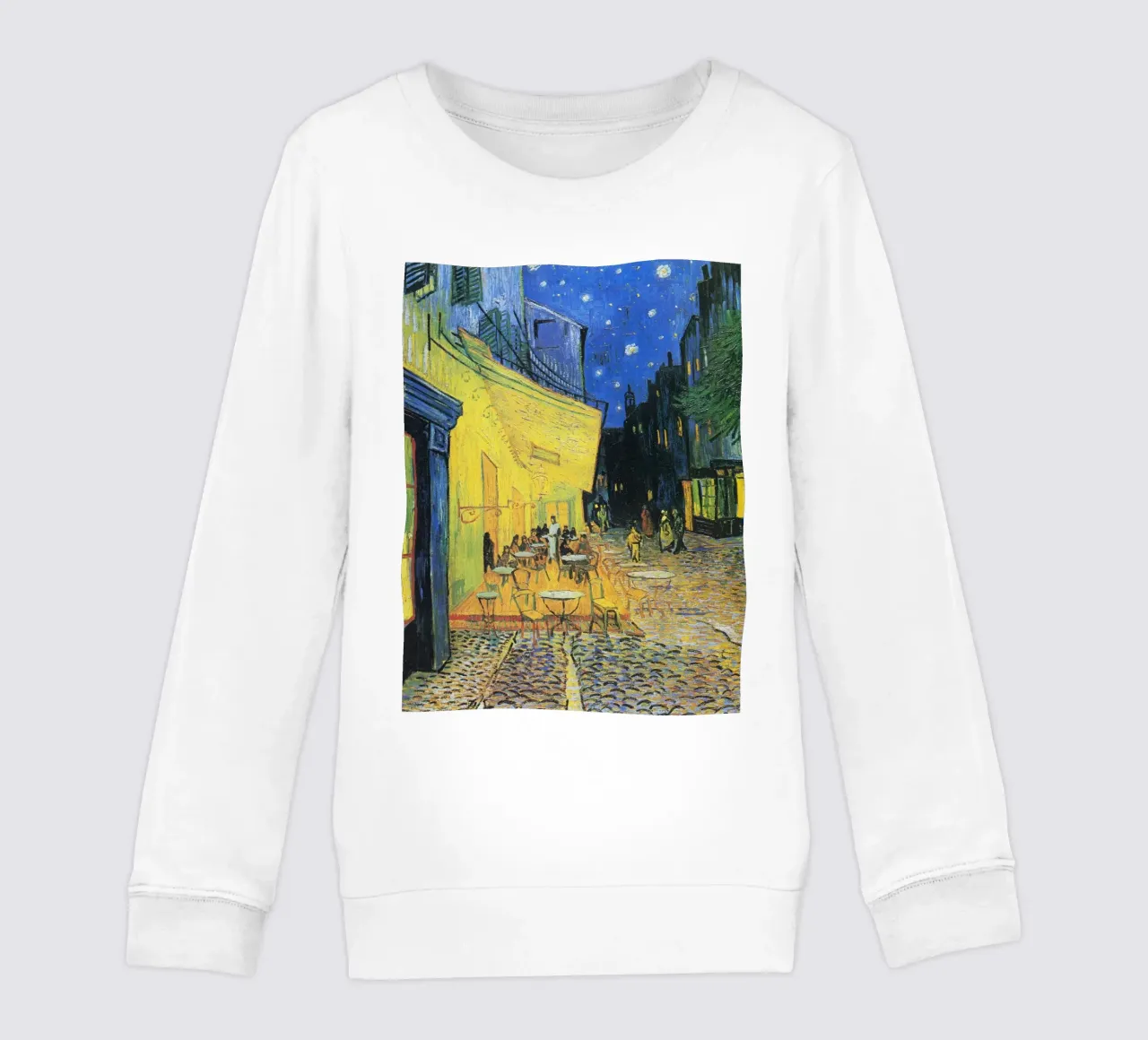 La terrazza del caffè di notte di Vincent van Gogh (1888) felpa bambino da Classic Art Prints