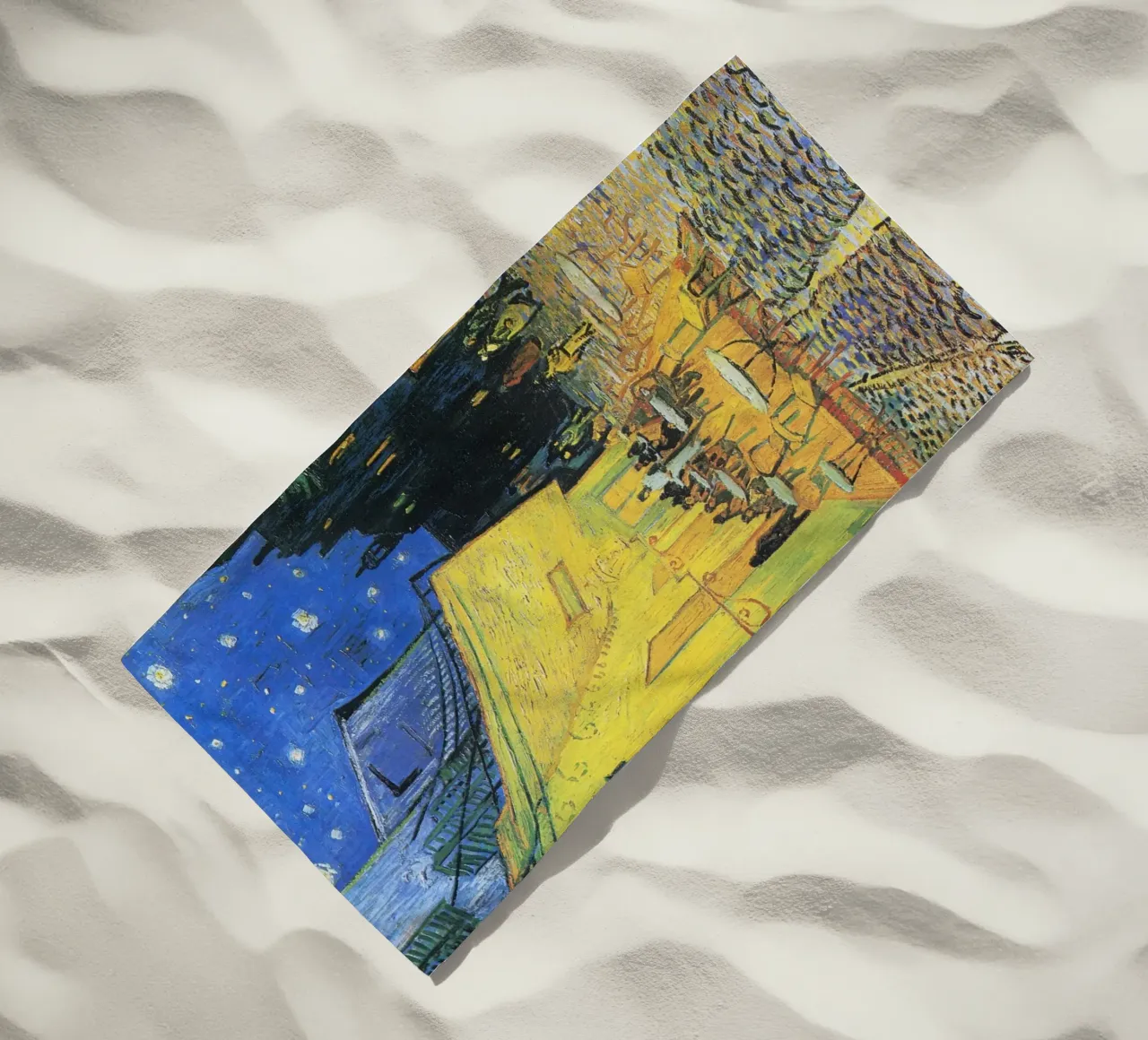 La terrazza del caffè di notte di Vincent van Gogh (1888) telo mare da Classic Art Prints