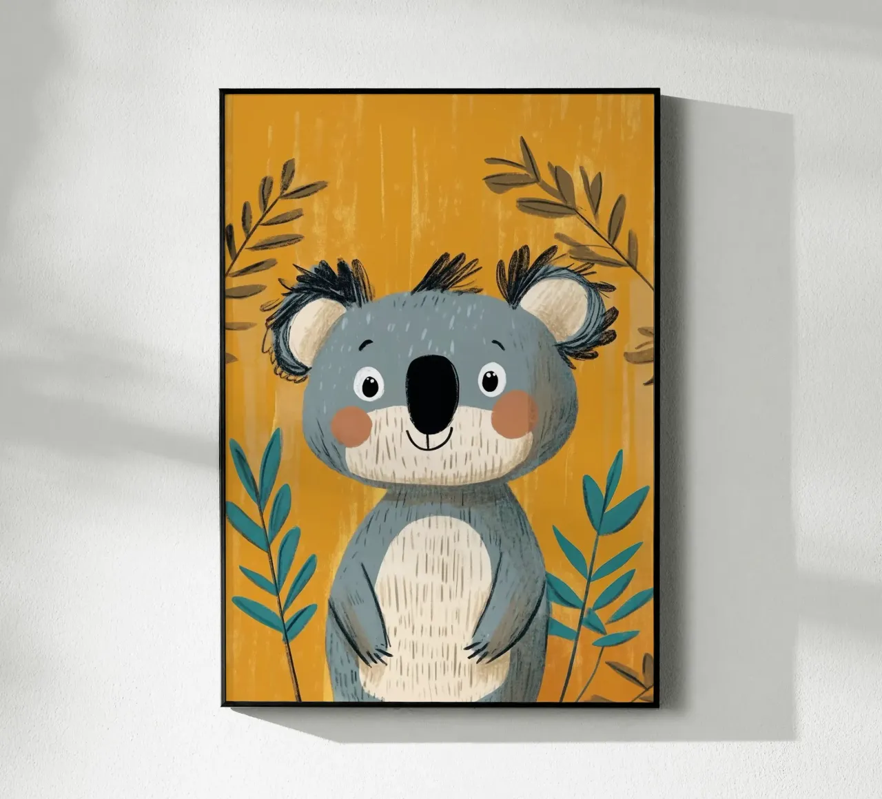 Illustrazione di un simpatico Koala plexiglass da E Cannon