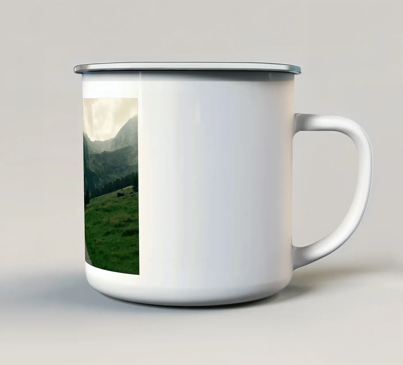 Back down enamel mug by Löwenzahntiger