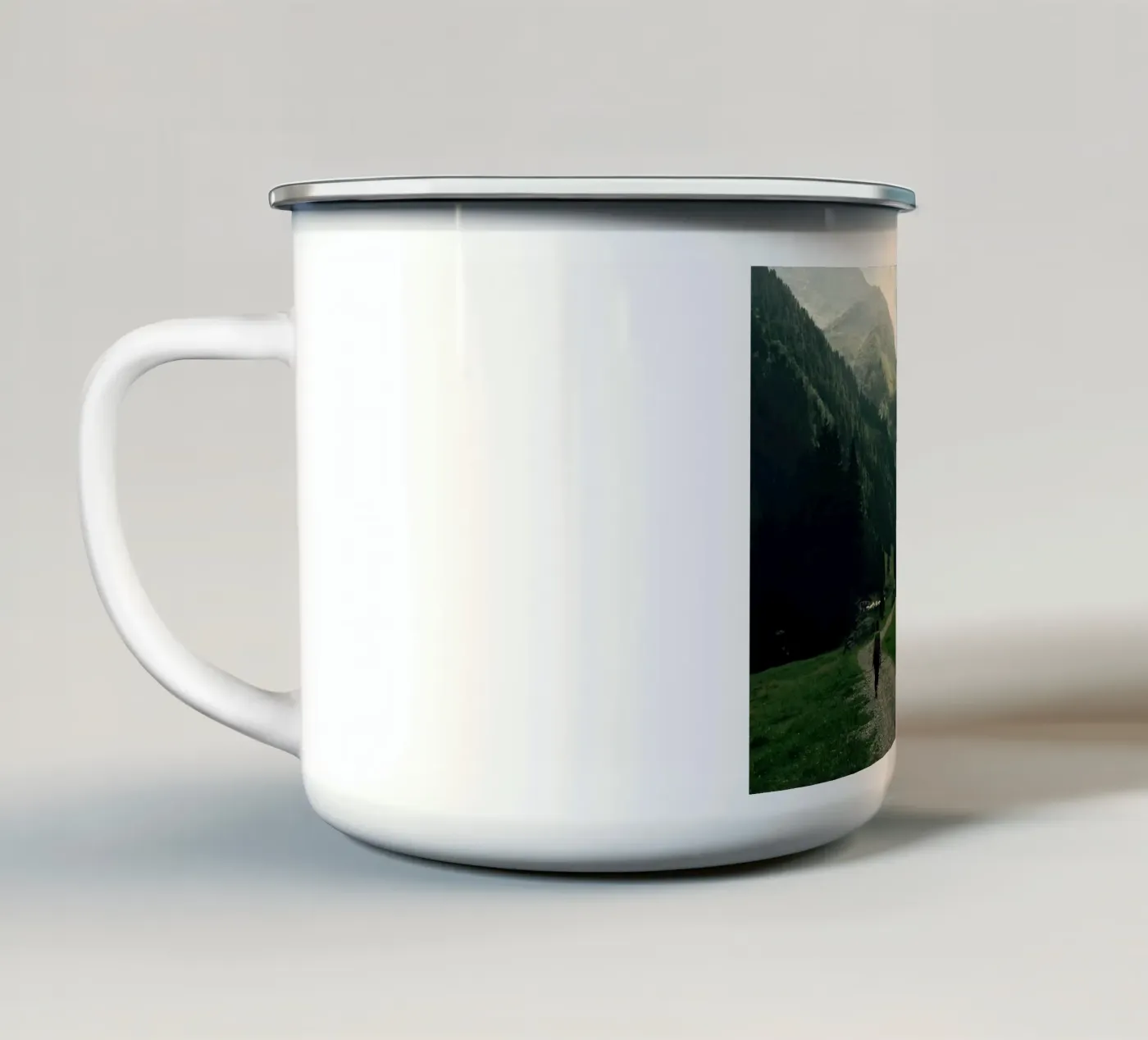 Back down enamel mug by Löwenzahntiger