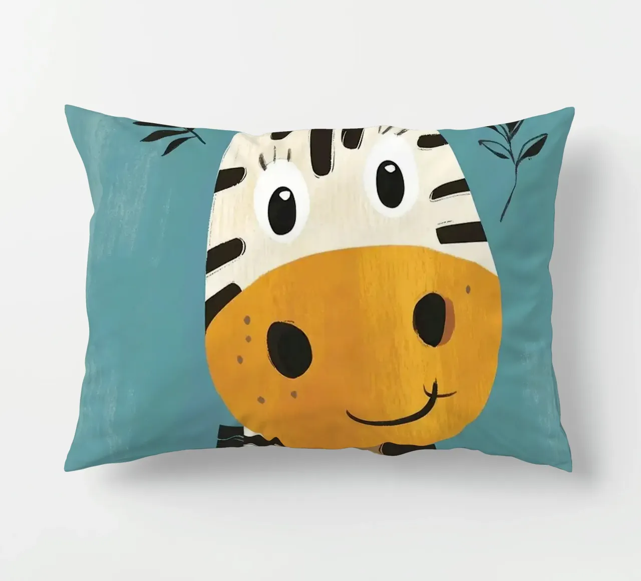 Illustrazione di una simpatica zebra cuscino da E Cannon