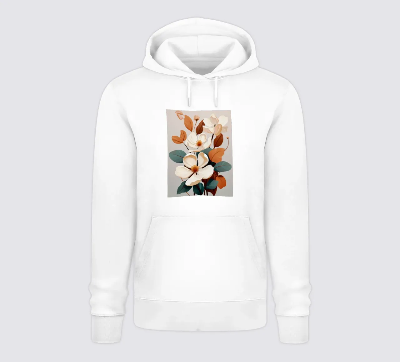 Autunno floreale felpa con cappuccio da Tameo