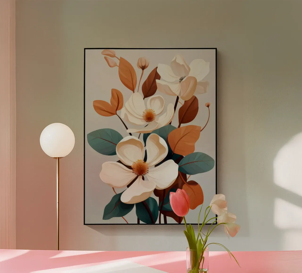 Autunno floreale plexiglass da Tameo