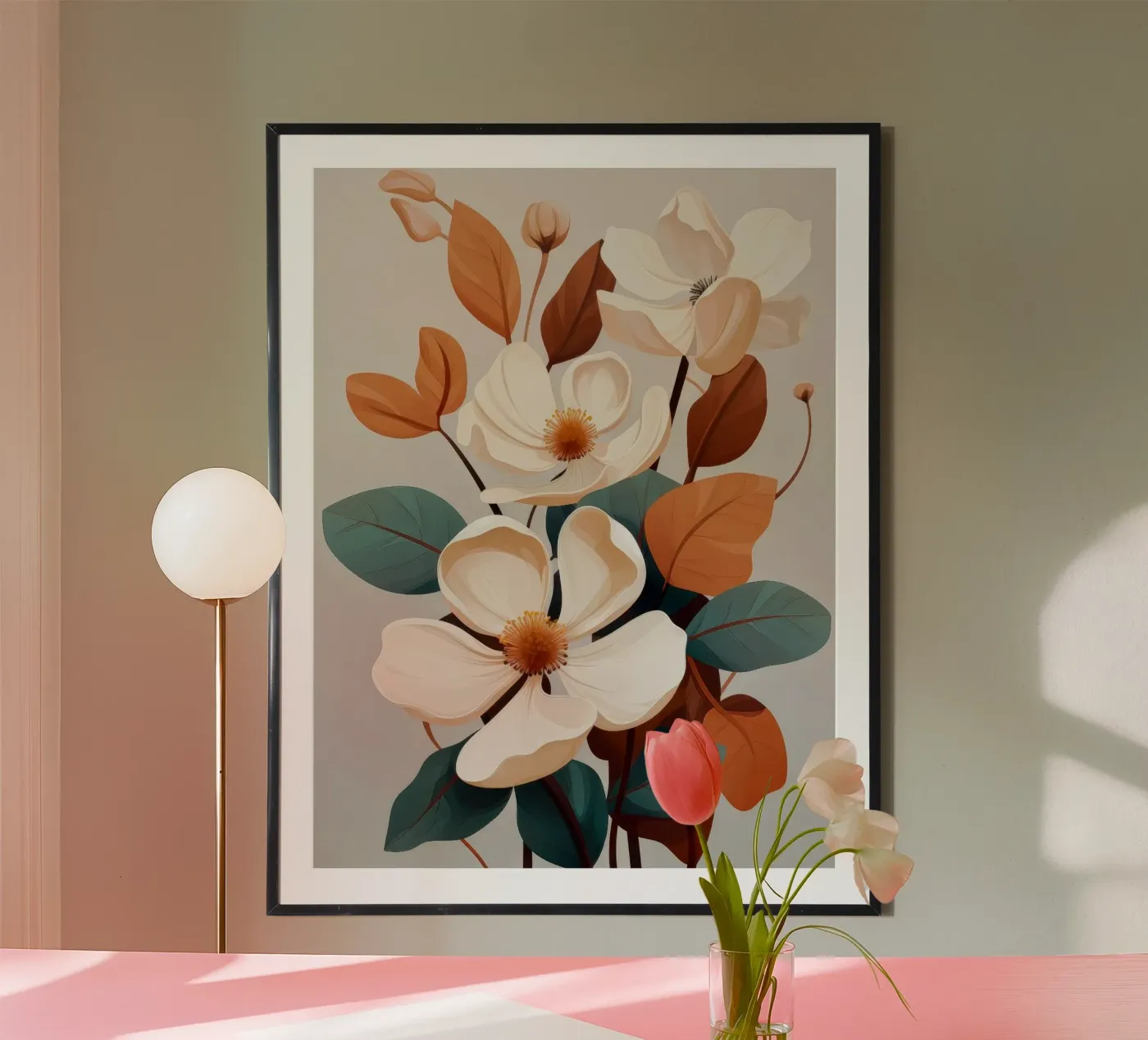 Autumn Floral Poster von Tameo