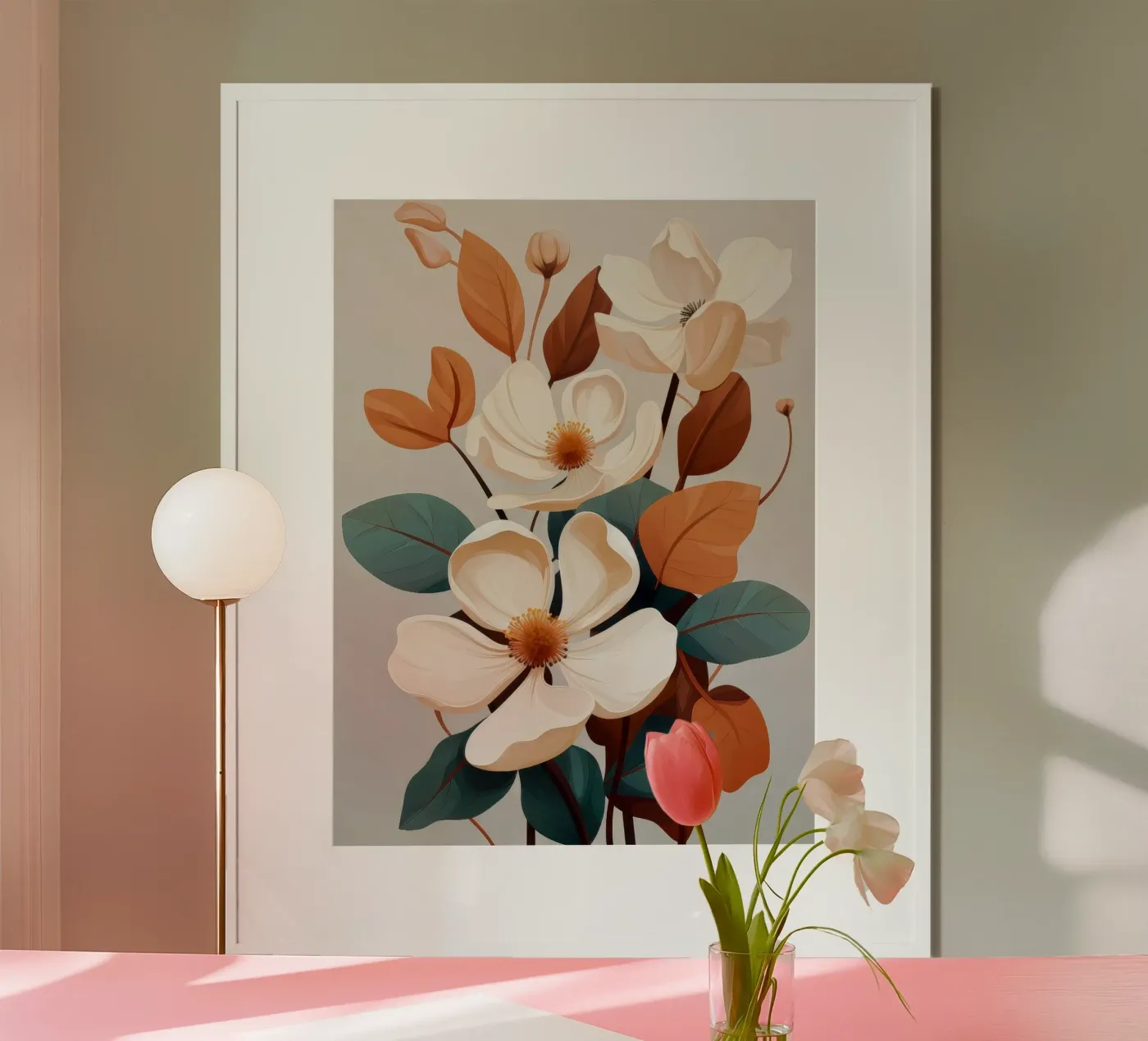 Autumn Floral Poster von Tameo