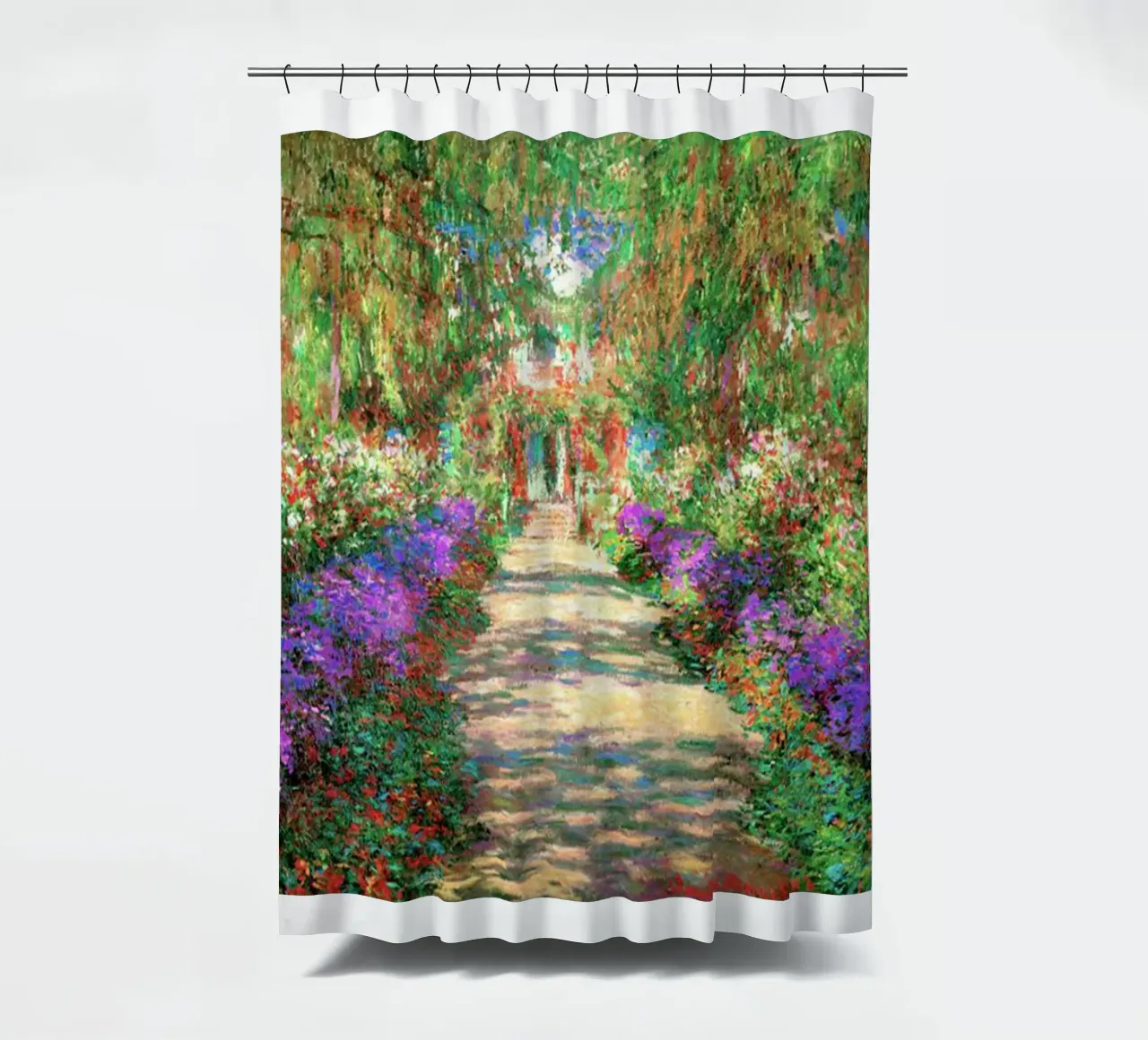 very beautiful flower garden shower curtain by SMG Store