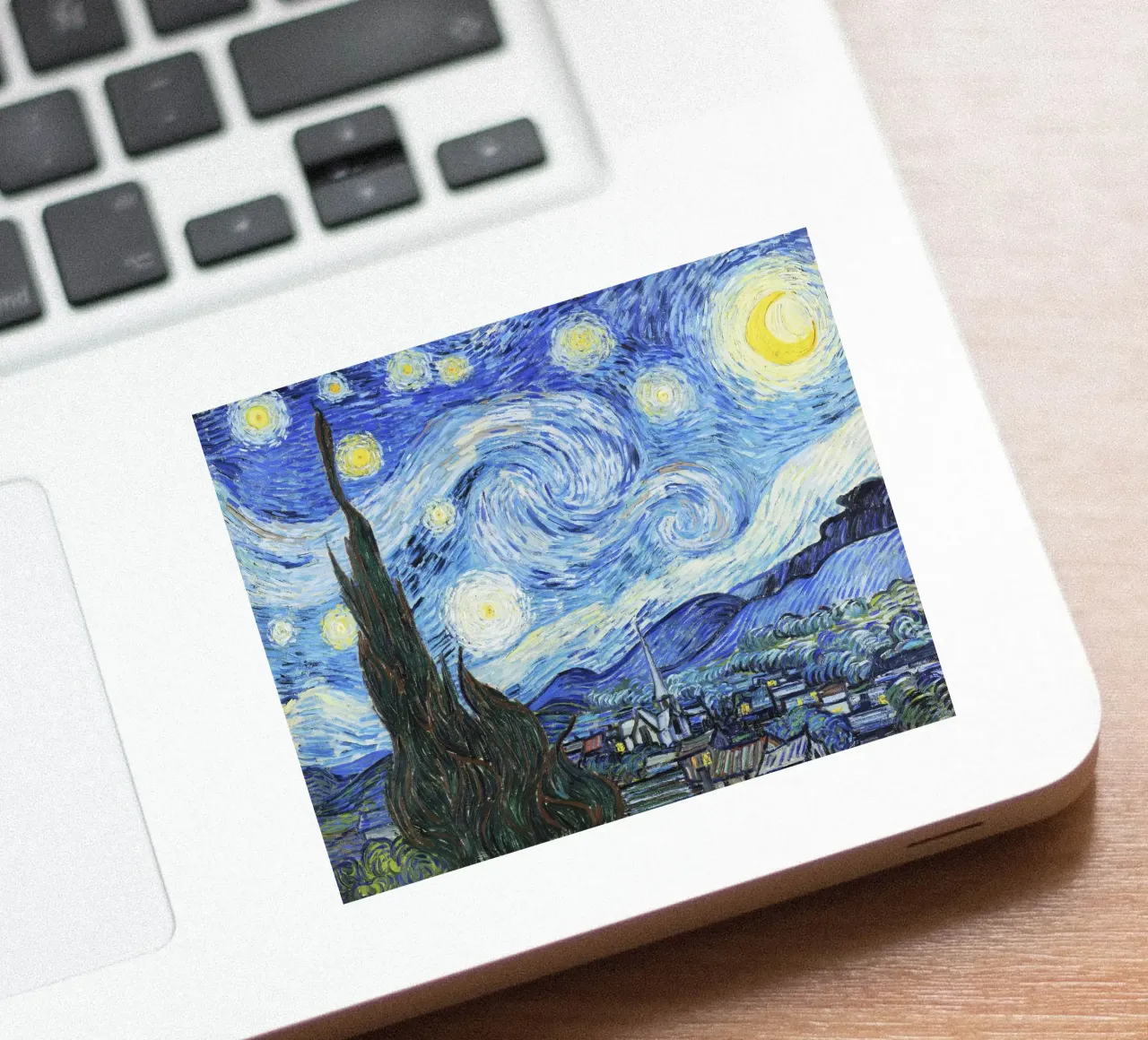 Vincent van Gogh’s The Starry Night (1889) sticker by Classic Art Prints
