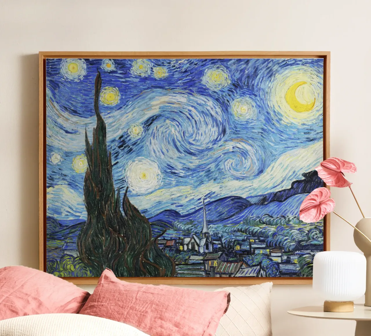 Vincent van Gogh’s The Starry Night (1889) canvas by Classic Art Prints
