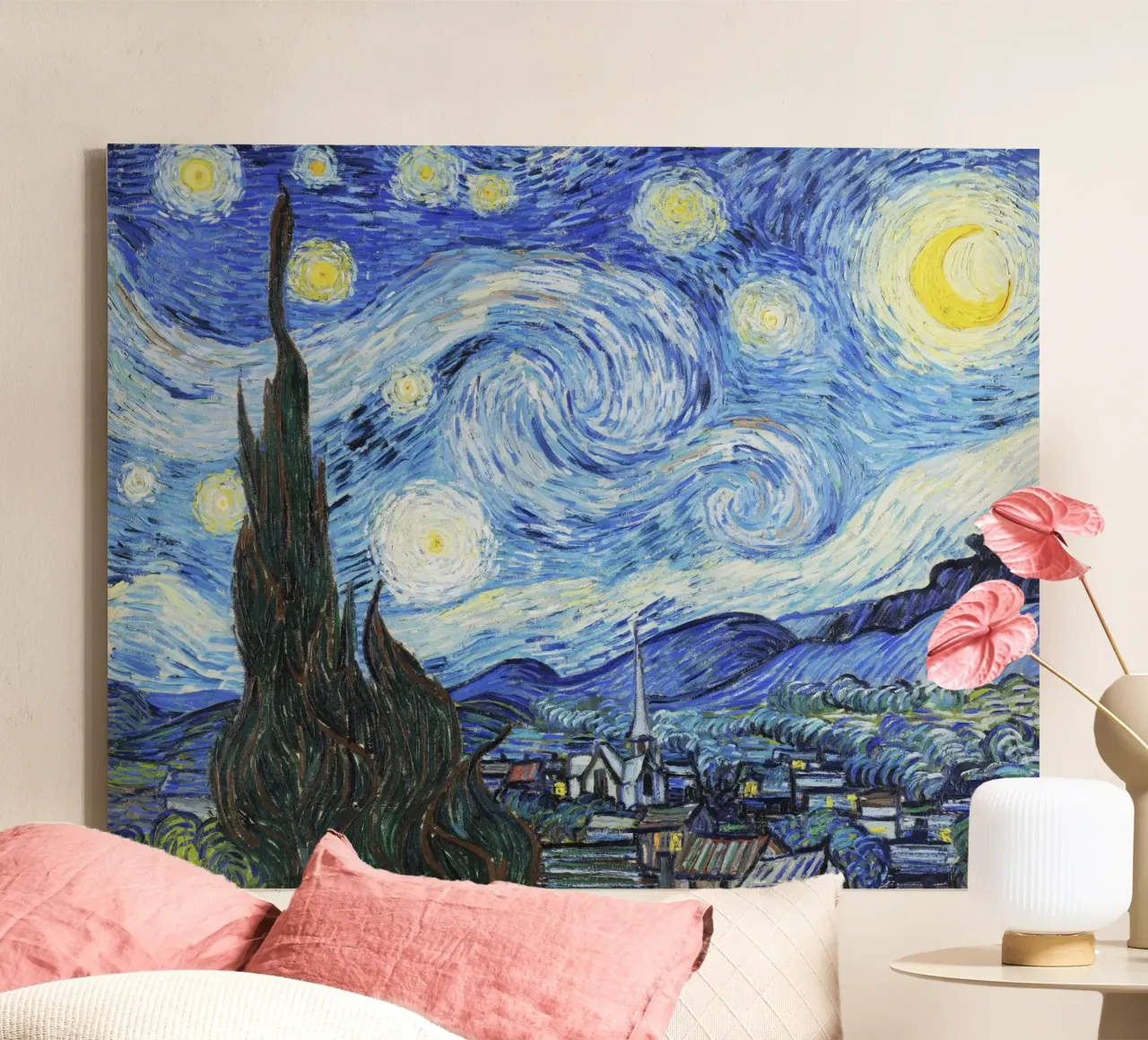 Vincent van Gogh’s The Starry Night (1889) canvas by Classic Art Prints