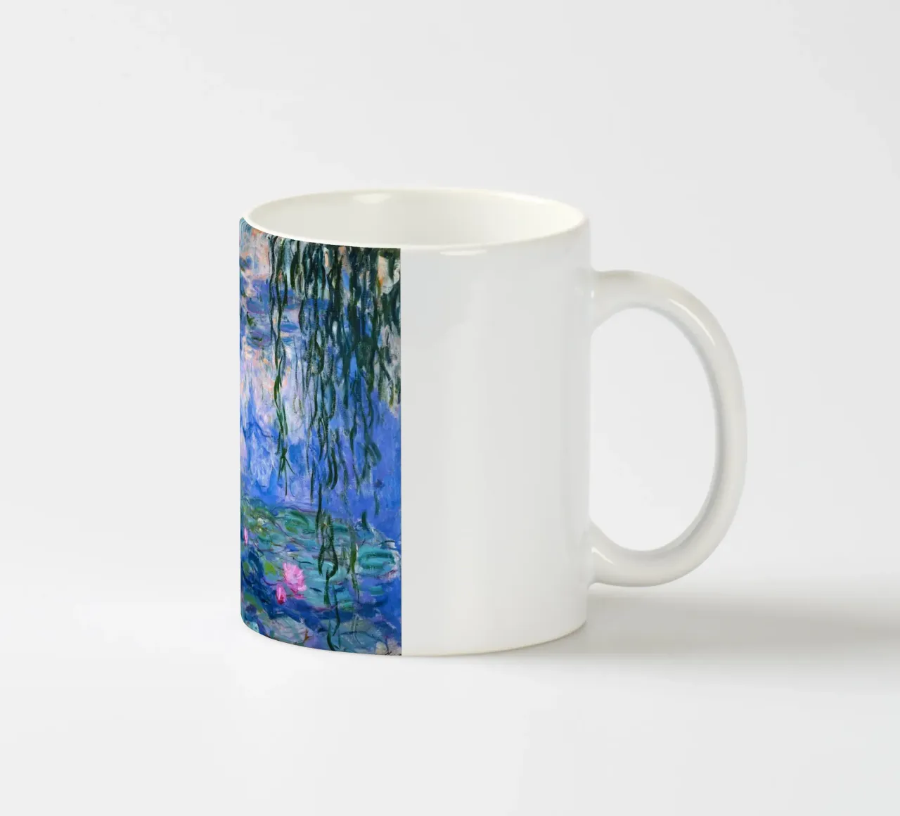 riflessione sullo stagno di ninfee tazza in ceramica da SMG Store