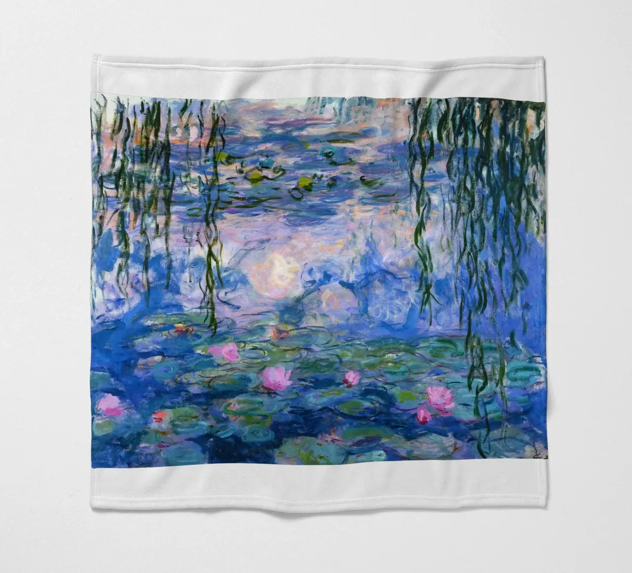 riflessione sullo stagno di ninfee coperta in pile da SMG Store