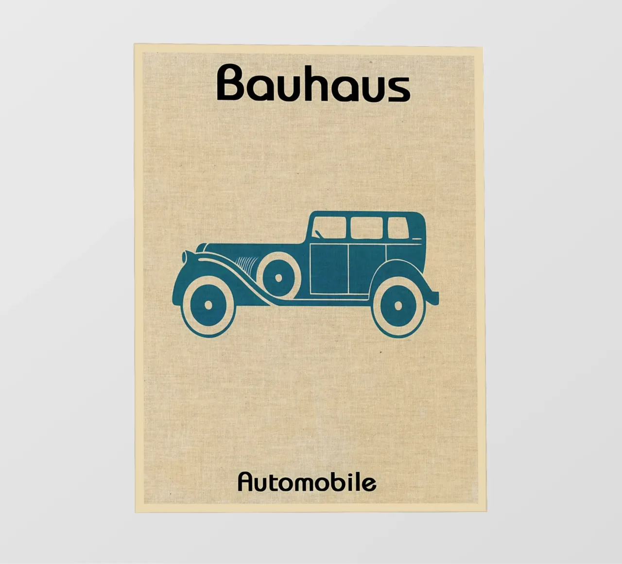 Stampa Bauhaus Automobile telo in pvc da Shawna Studio