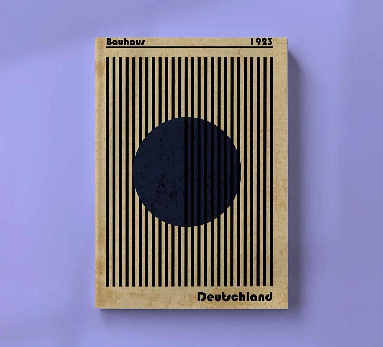 Bauhaus Geometric Art Print notebook by Edson Studio