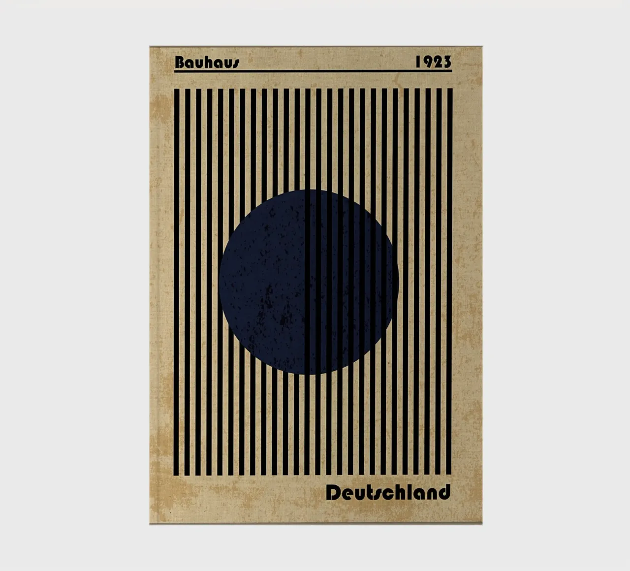 Bauhaus Geometric Art Print notebook by Edson Studio